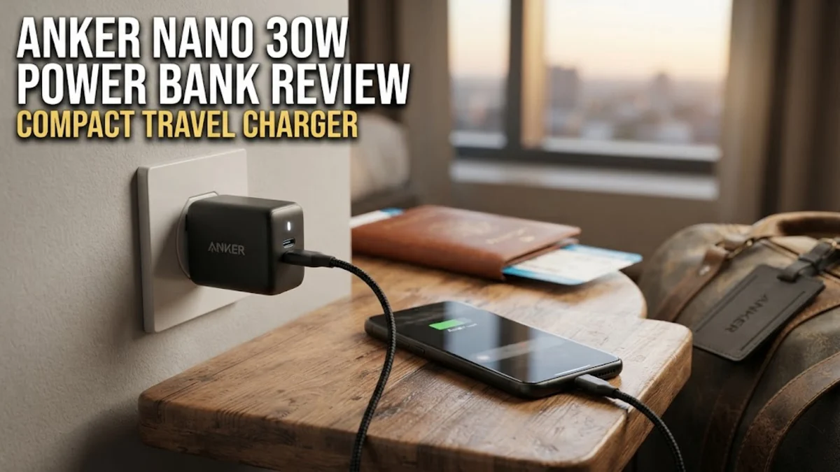 Anker Nano 30W Power Bank Review: Compact Travel Charger